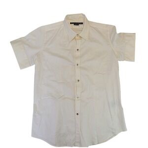 Ralph Lauren Golf Button Down Short Sleeve Shirt Beige Size‎ 10